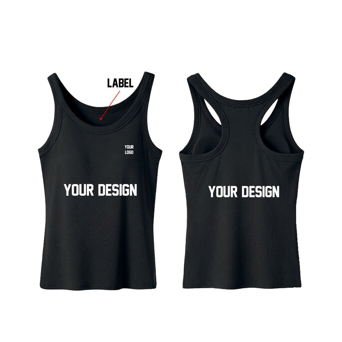 Custom Women Tank Top - Solid Color - Personalized Tank