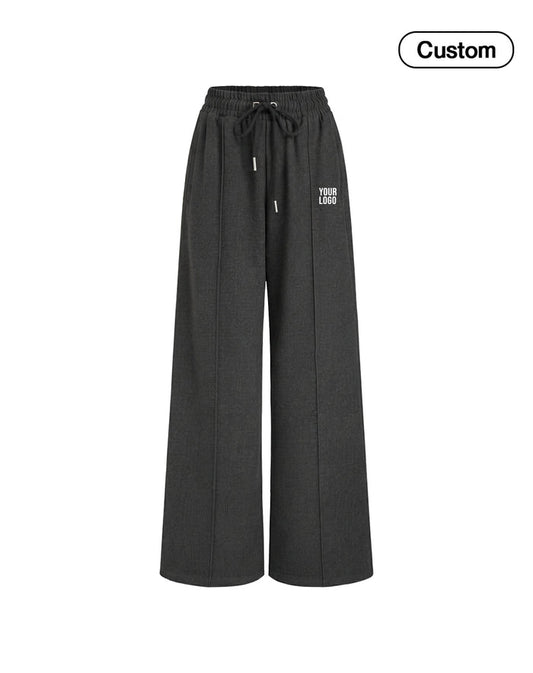 Custom Women Wide-Leg Trousers - Center Seam Design - Personalized