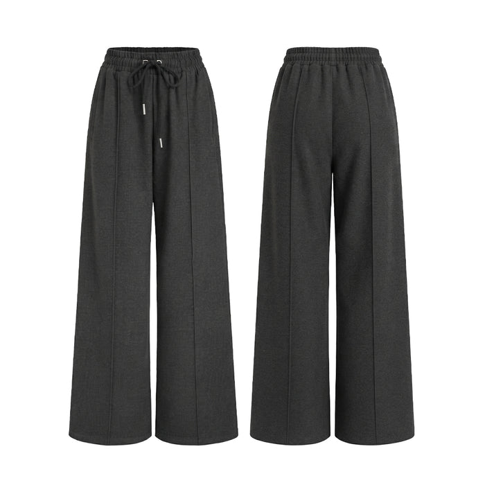 Custom Women Wide-Leg Trousers - Center Seam Design - Personalized