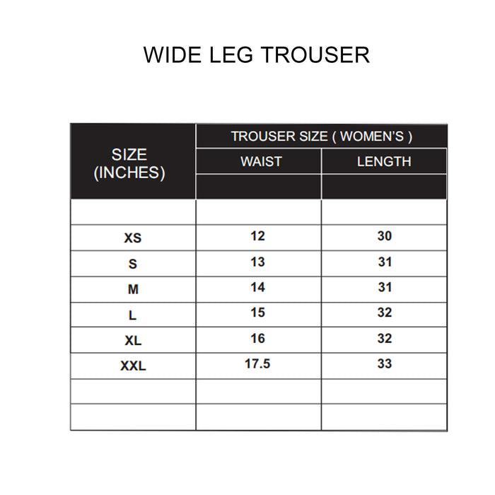 Custom Women Wide-Leg Trousers - Center Seam Design - Personalized