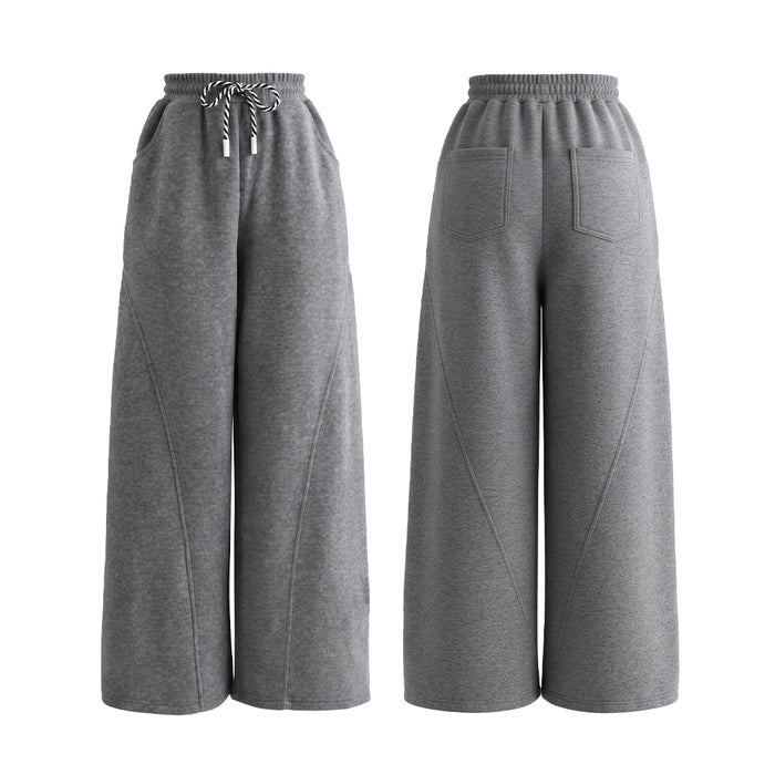 Custom Women Wide-Leg Trousers - Panel Seam - Personalized