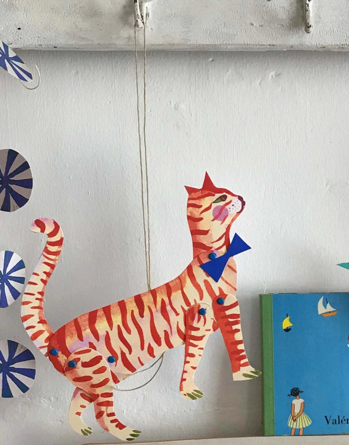Cut and Make Ginger Cat by Wini Tapp