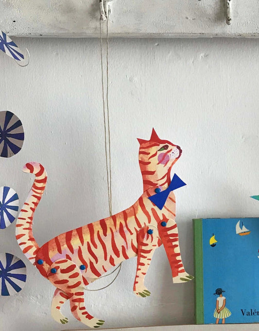 Cut and Make Ginger Cat by Wini Tapp