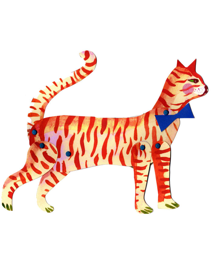Cut and Make Ginger Cat by Wini Tapp