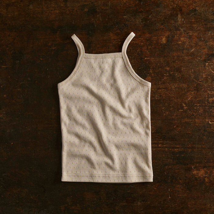 Cygnus Baby & Kids Top - Cotton Pointelle - Shell