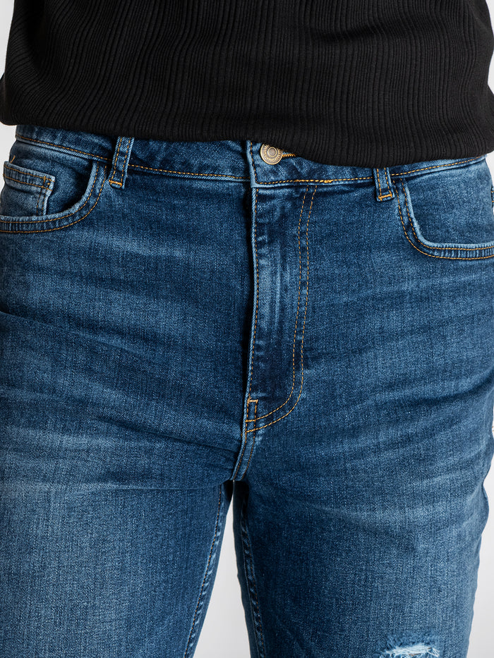 jeans / Dark Blue Core Destroyed Jeans