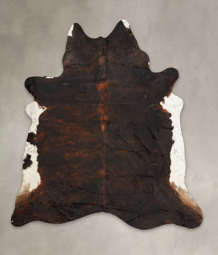 Dark Brindle Cowhide Rug #B2863