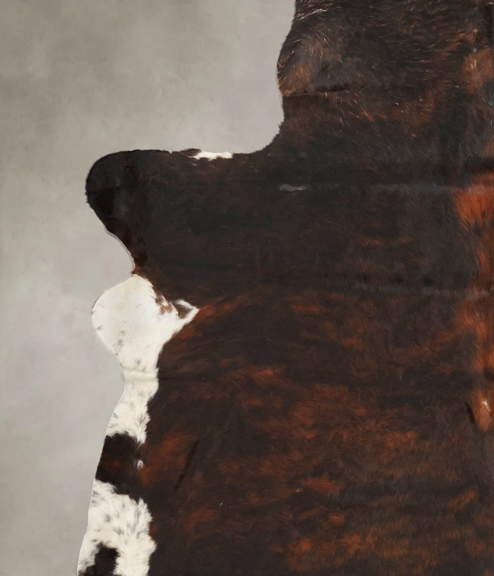 Dark Brindle Cowhide Rug #B2863