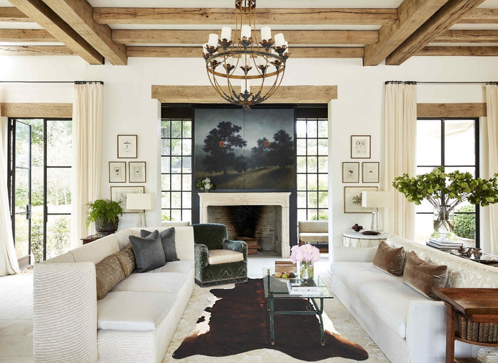 Dark Brindle Cowhide Rug #B2863