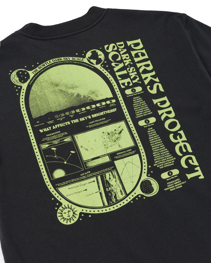 Shop Dark Sky Scale Tee Inspired by Dark Sky Parks | vintage-black