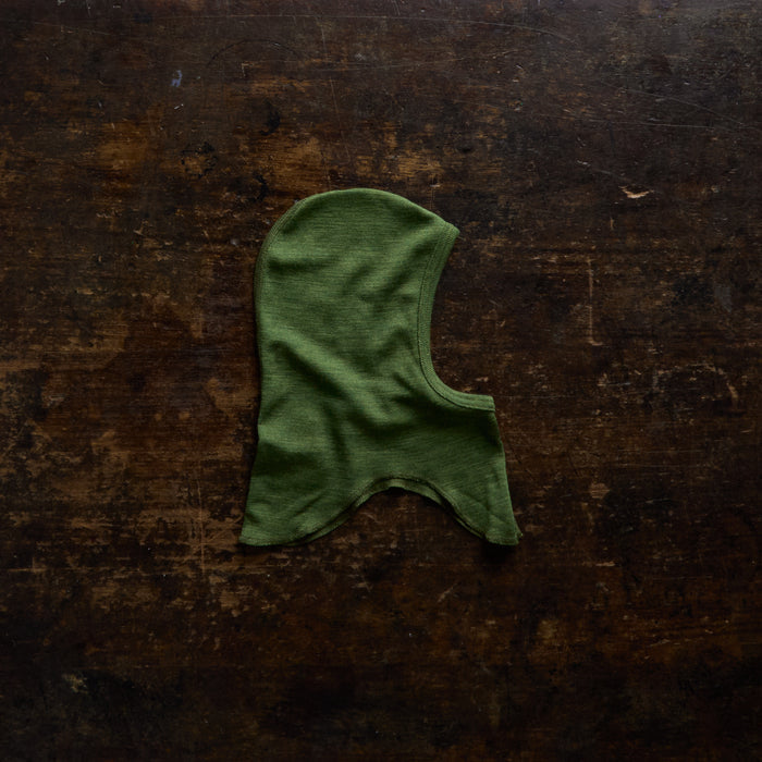 Darter Baby & Kids Balaclava - Merino Wool & Silk - Forest
