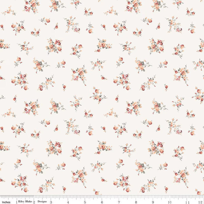 Daybreak on the Prairie Garden Bouquet Cream  C17683-CREAM