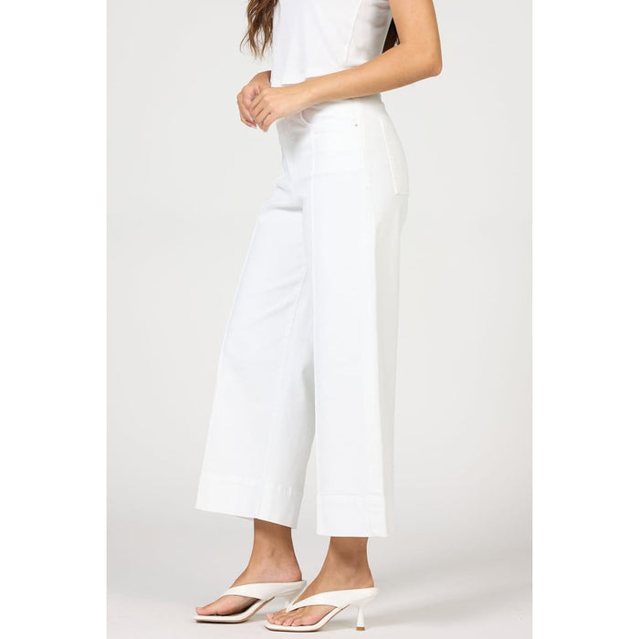 Dear John - High Rise, Cropped, Wide Leg, Audrey Jeans 120 - White