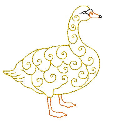 Delicate Swans 11187 Machine Embroidery Designs