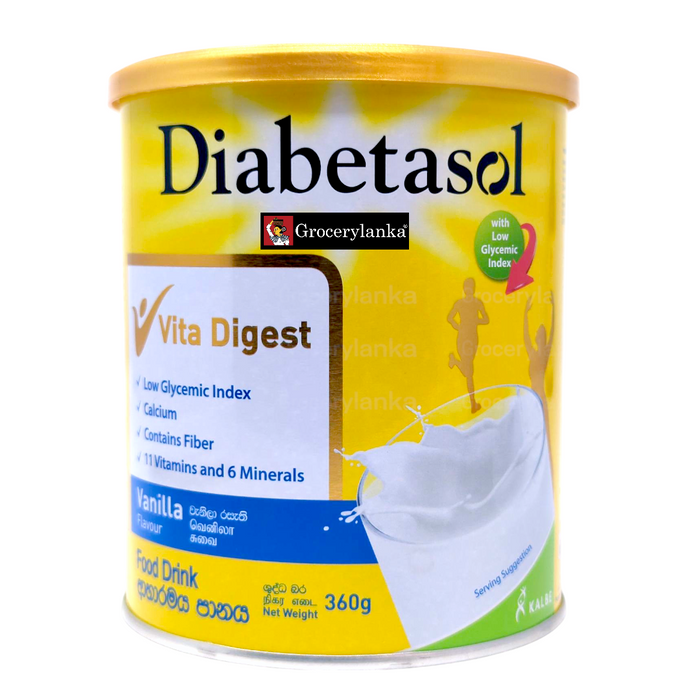 DIABETASOL 360g Vanilla Flavor – Complete Nutrition for Diabetics