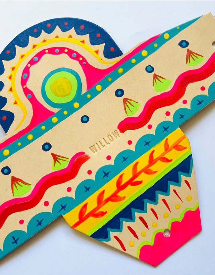 DIY Hand Paint Your Own Leather Purse Kit