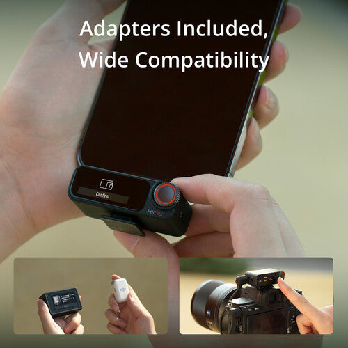 DJI Mic 2 Wireless Microphone System/Recorder for Camera & Smartphone (2TX + 1RX + Charging Case) – Image 7 | DroneNerds
