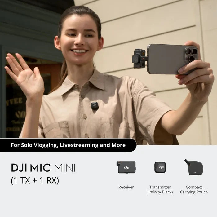 DJI Mic Mini (1 Transmitter + 1 Receiver) – Image 2 | DroneNerds