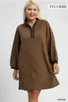 Dress Waffle Knit Quarter Zip