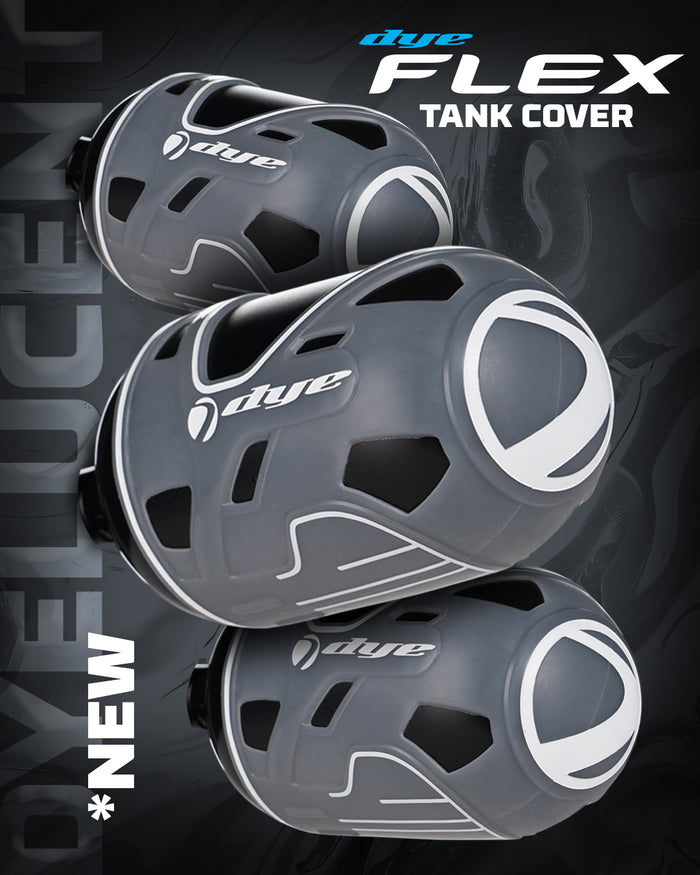 Dye Flex Tank Cover | Fits 50–90ci Paintball Air Tanks - Dyelucent Series