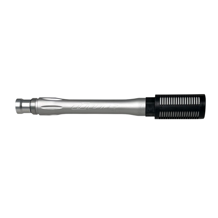 DYE UL-S QT Barrel W/ Tech Silencer paintball barrel – feature callout shot