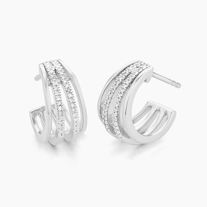 Earrings Wrap Around Huggie Waterproof
