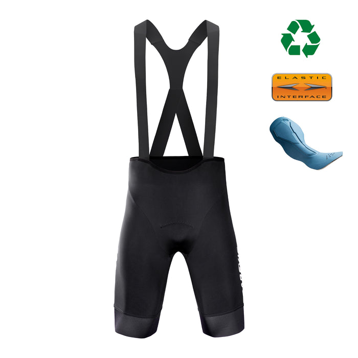 ECOFORTIS BIB SHORTS-BLACK