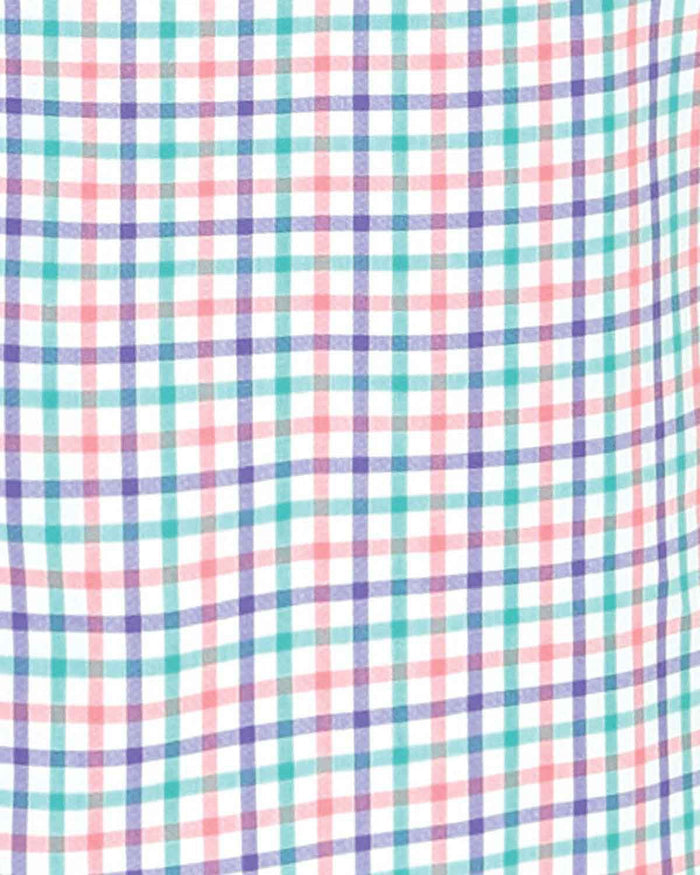 Eileen Checked Pure Cotton Short Sleeve Blouse - Image 4 - The Classic Boutique