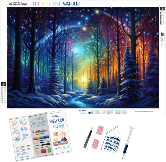 Enchanted Forest Mystical Night