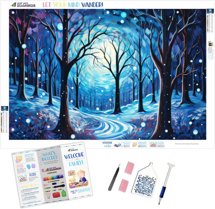 Enchanted Magical Winter Forest