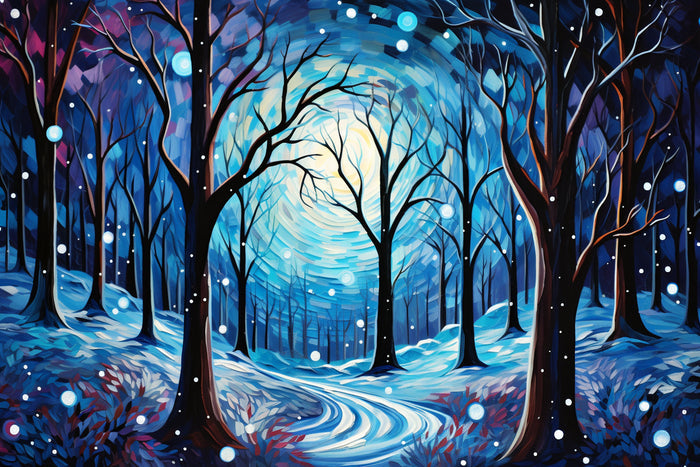 Enchanted Magical Winter Forest