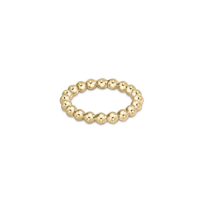 Enewton - Classic Gold 3mm Bead Ring  - Size 7 - Findlay Rowe Designs