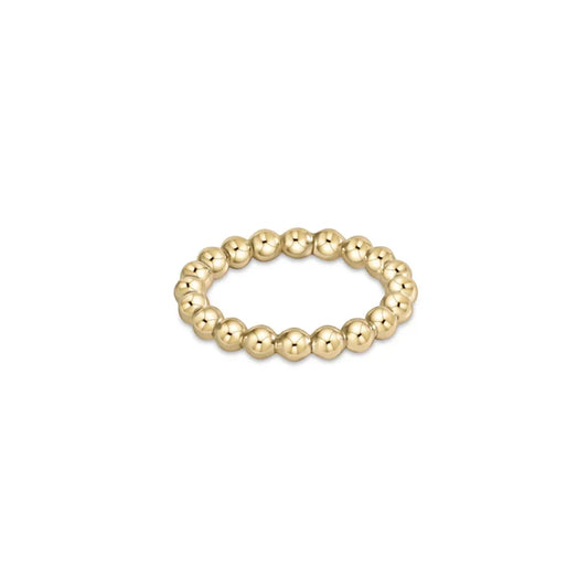 Enewton - Classic Gold 3mm Bead Ring  - Size 7 - Findlay Rowe Designs
