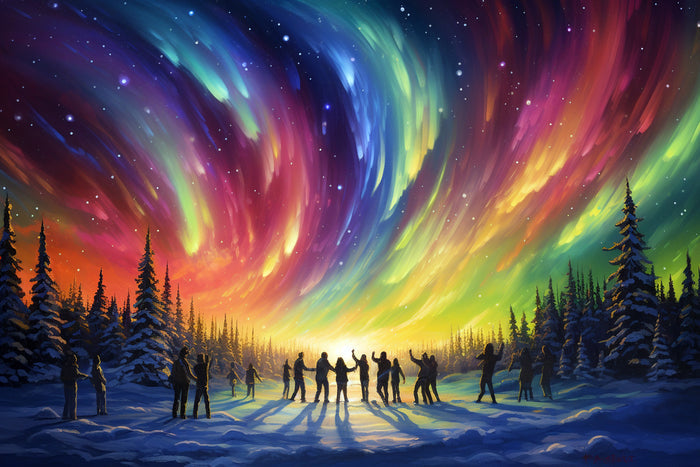 Enjoying A Winter Night
