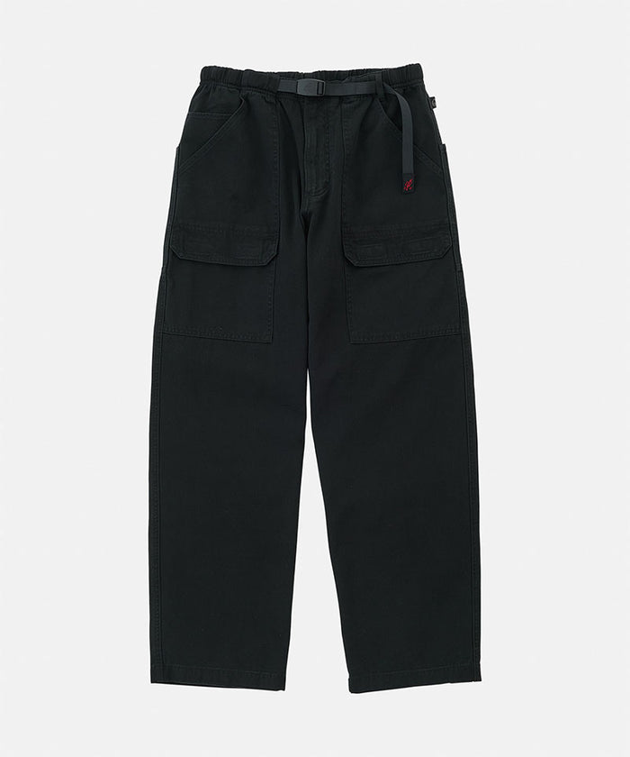 Black Gramicci EQT Pant with a belt against a light-tone background.