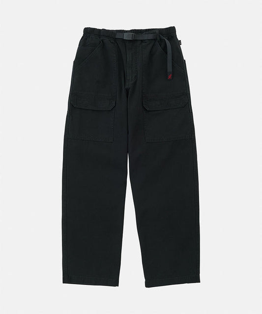 Black Gramicci EQT Pant with a belt against a light-tone background.