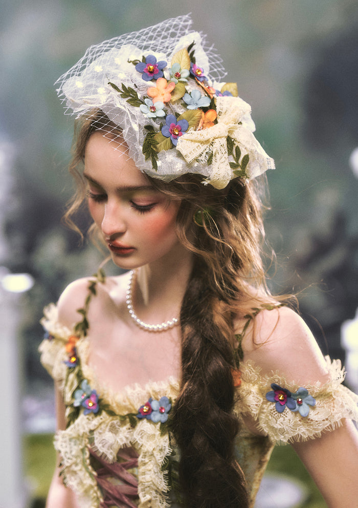 Eucalyptus Whispered by Wind Corset Dress