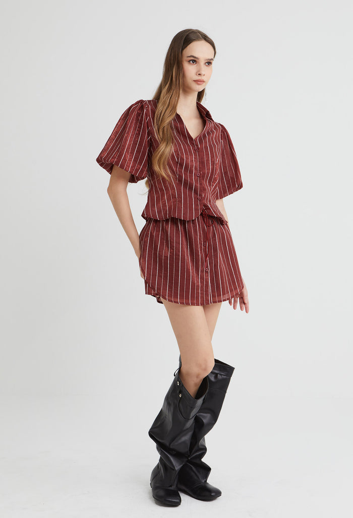 Evelisse Striped Shorts