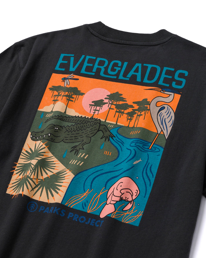 Shop Everglades Tour Tee Inspired by Everglades National Park | vintage-black