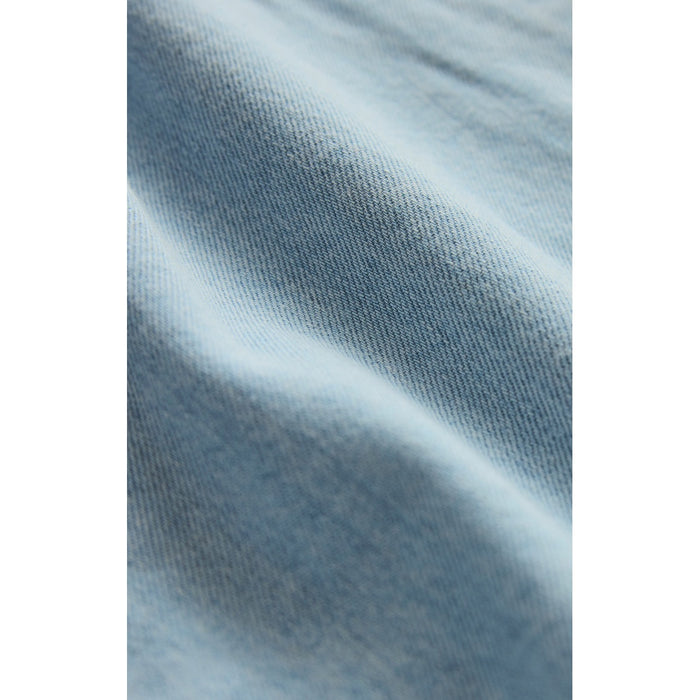Everyday Ultra Soft Denim Button Down Top – Light Wash (Pairs with Seaway Shorts)