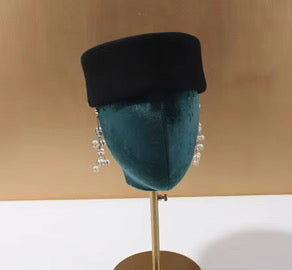Fabrosanz: Black Fabrosanz Pillbox Hats