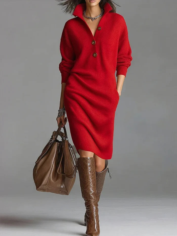 Fatima™ | Chic Sweater Dress