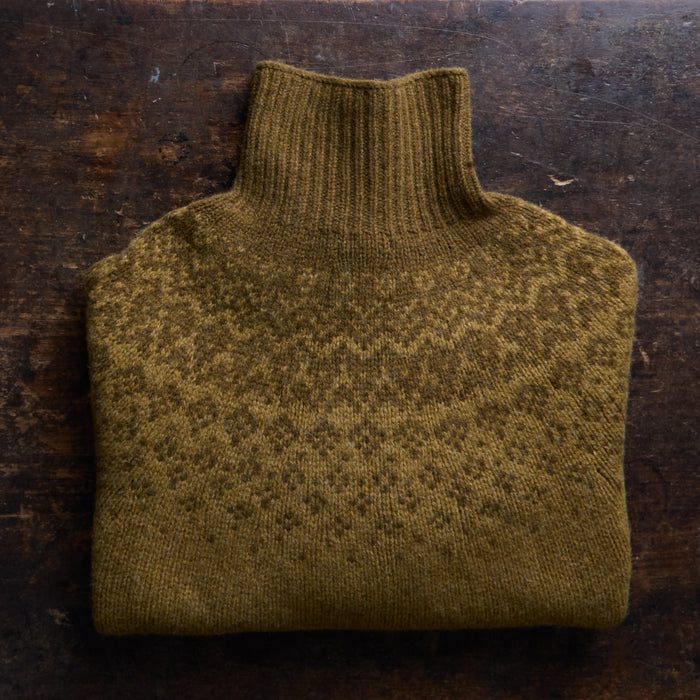 Fauna Women's Rollneck - Lambswool - Asparagus