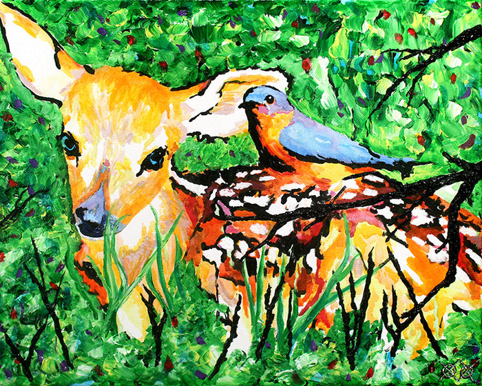 Fawn and Friend