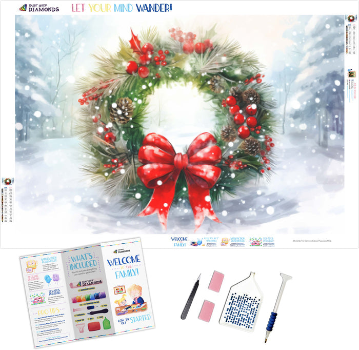 Festive Holiday Wreath