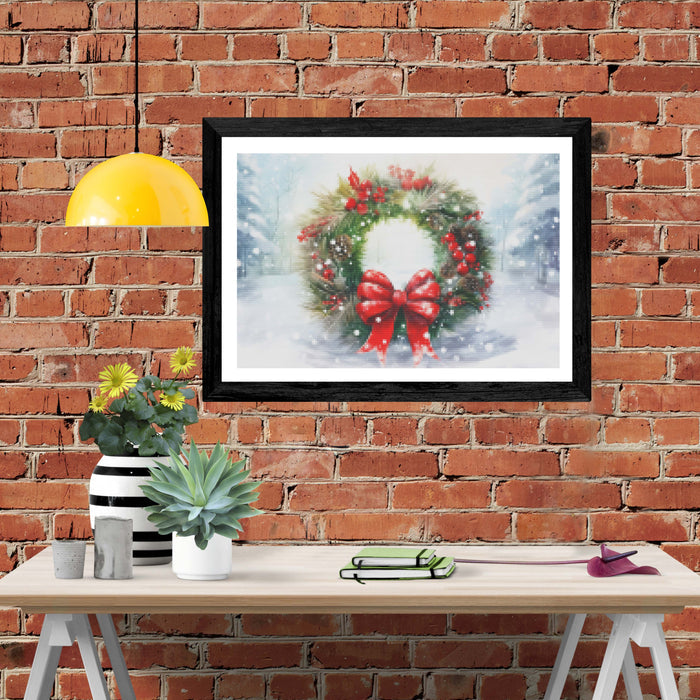Festive Holiday Wreath