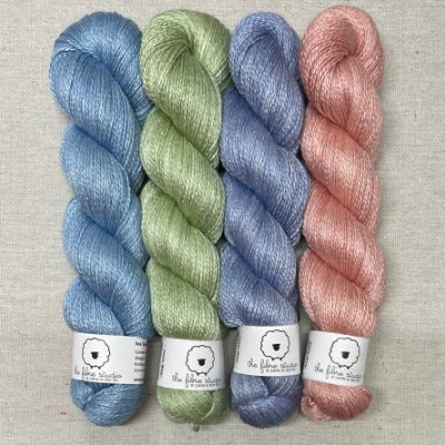 First Glance, Sprout, Periwinkle, Blush - Shaved Ice Tee