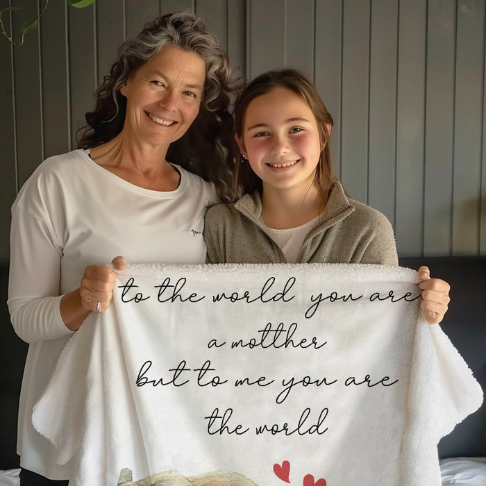 First Mothers Day Gift | Custom Mothers Day Blanket