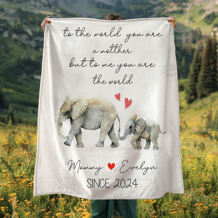 First Mothers Day Gift | Custom Mothers Day Blanket