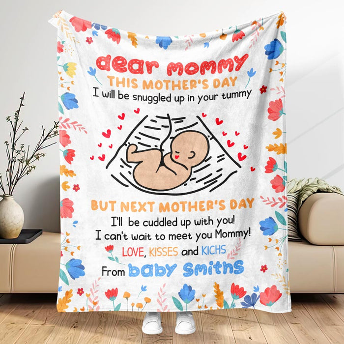 First Time Mothers Day Gift | Dear Mommy Blanket
